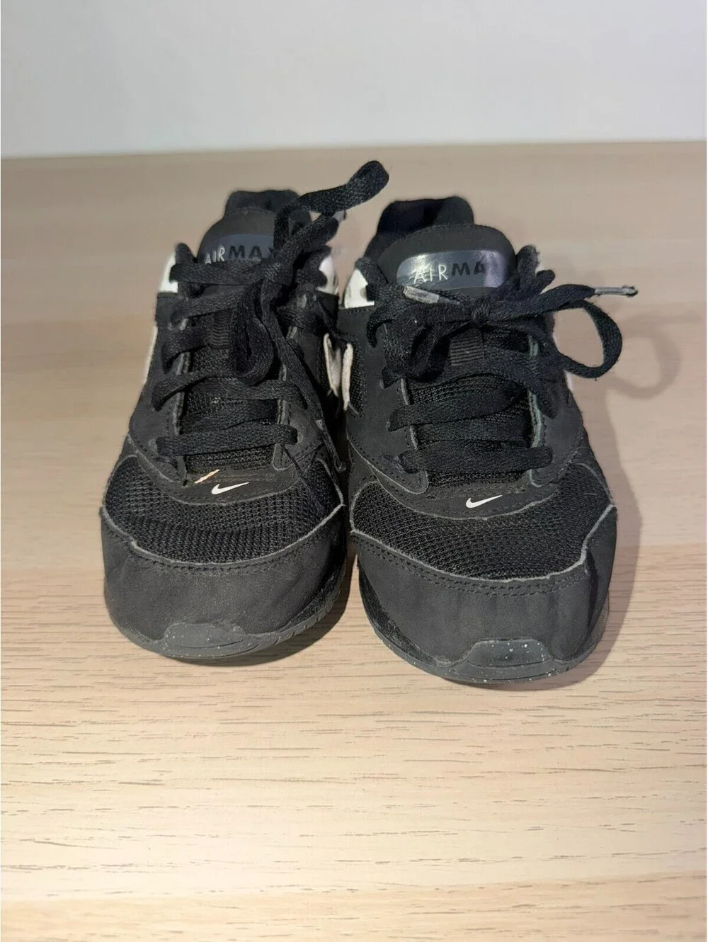 Nike Air Max IVO PS Black White Running Shoes Sneakers  Size 12C